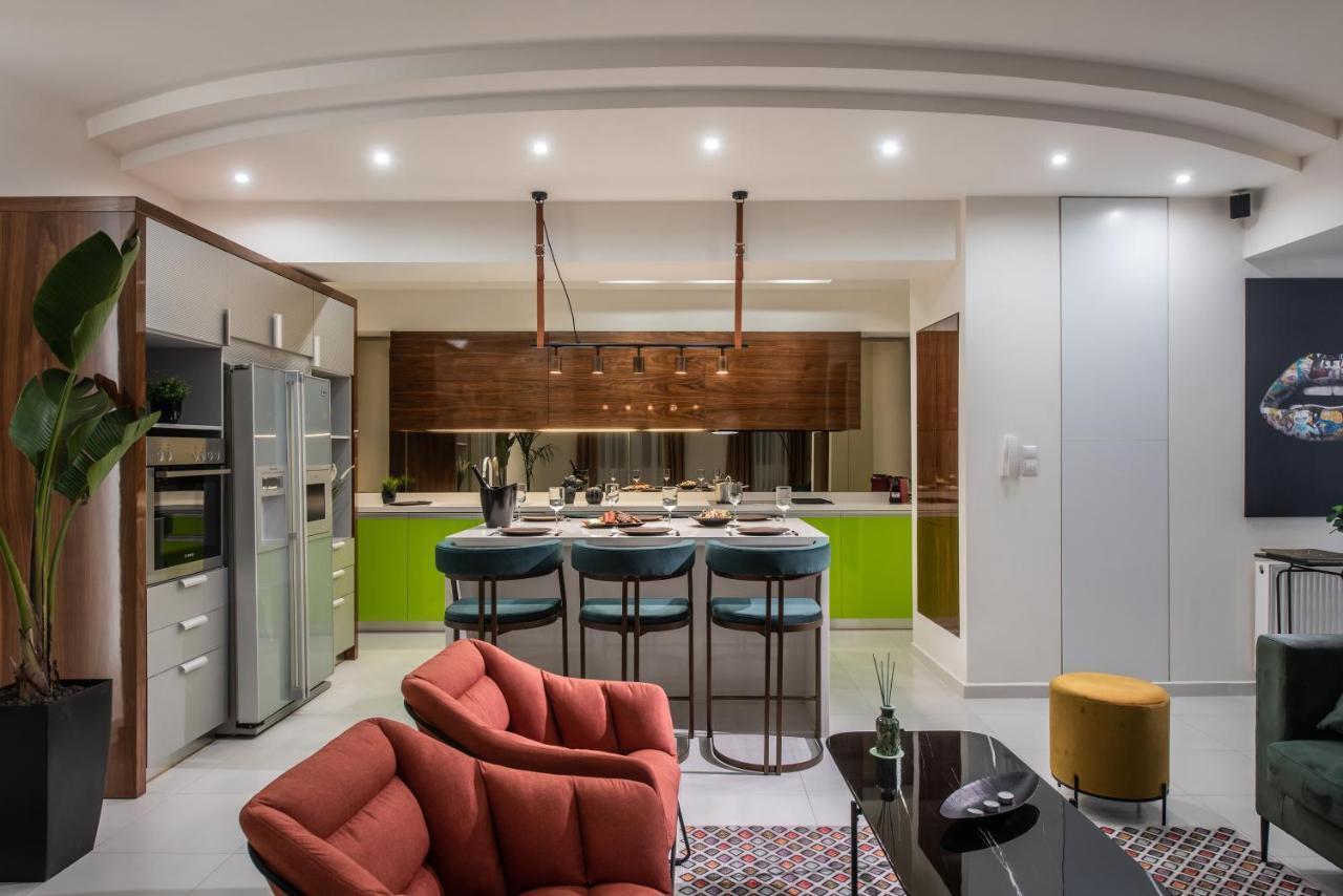 Maison De Mare, 4Br Central Luxury Beach Residence Hersonissos  Bagian luar foto